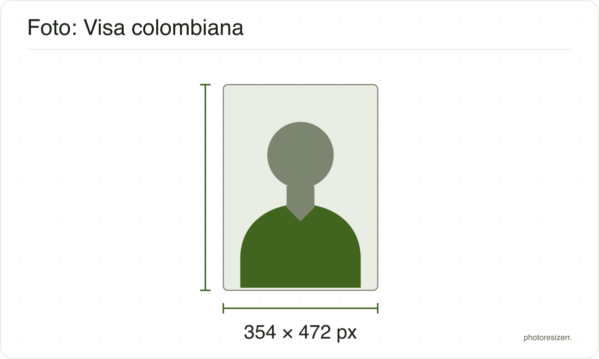 Silueta de un retrato neutro en un marco de 354 × 472 px, el tamaño de salida de esta herramienta.