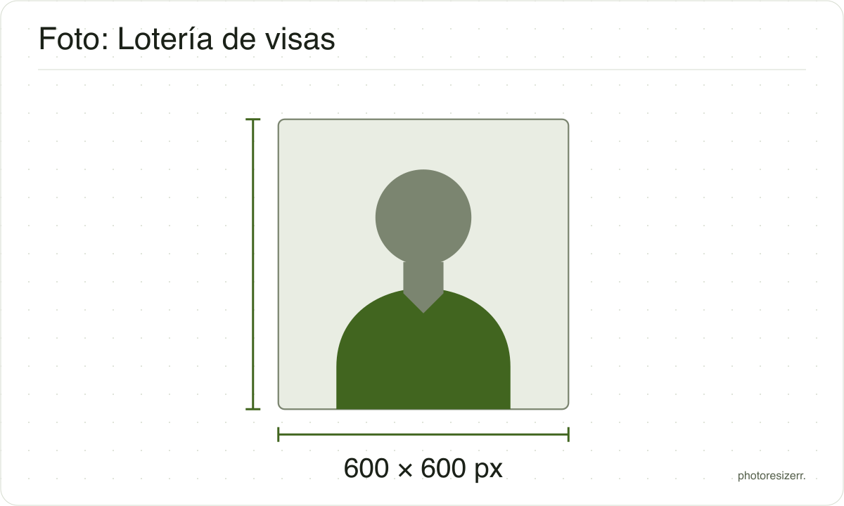 Silueta de un retrato neutro en un marco de 600 × 600 px, el tamaño de salida de esta herramienta.