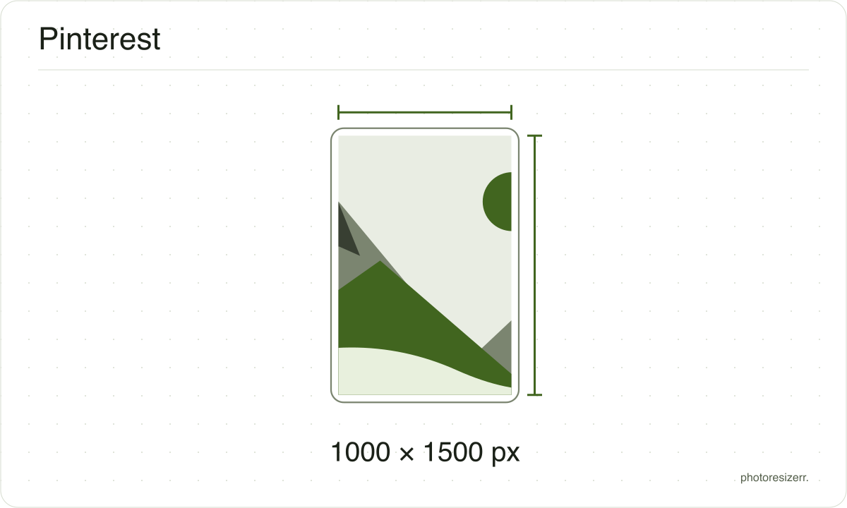 Un marco de imagen para Pinterest dibujado con las proporciones de 1000 × 1500 px de esta página.