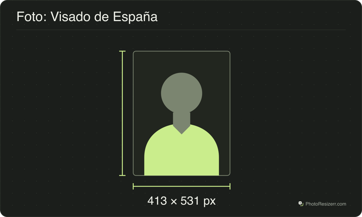 Silueta de un retrato neutro en un marco de 413 × 531 px, el tamaño de salida de esta herramienta.