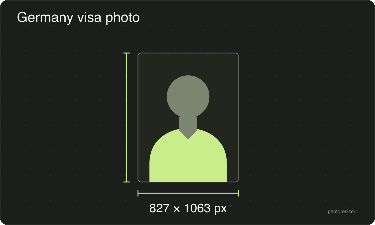 A neutral portrait silhouette in a 827 × 1063 px frame matching this tool’s output preset.