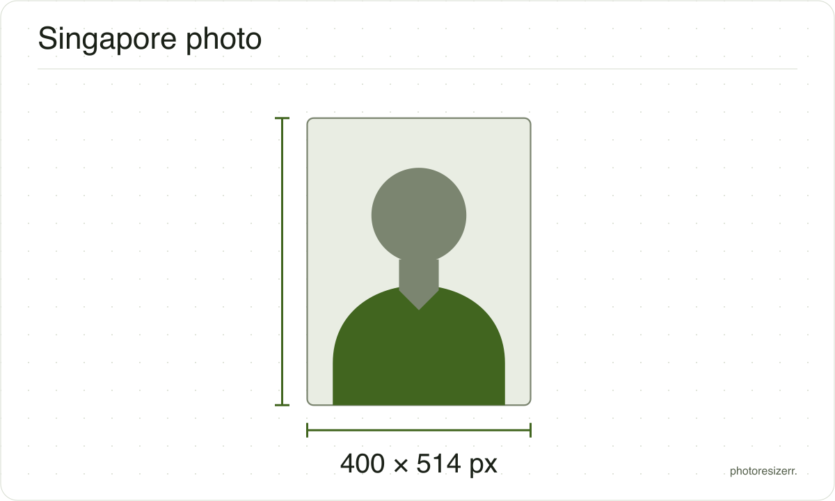 A neutral portrait silhouette in a 400 × 514 px frame matching this tool’s output preset.